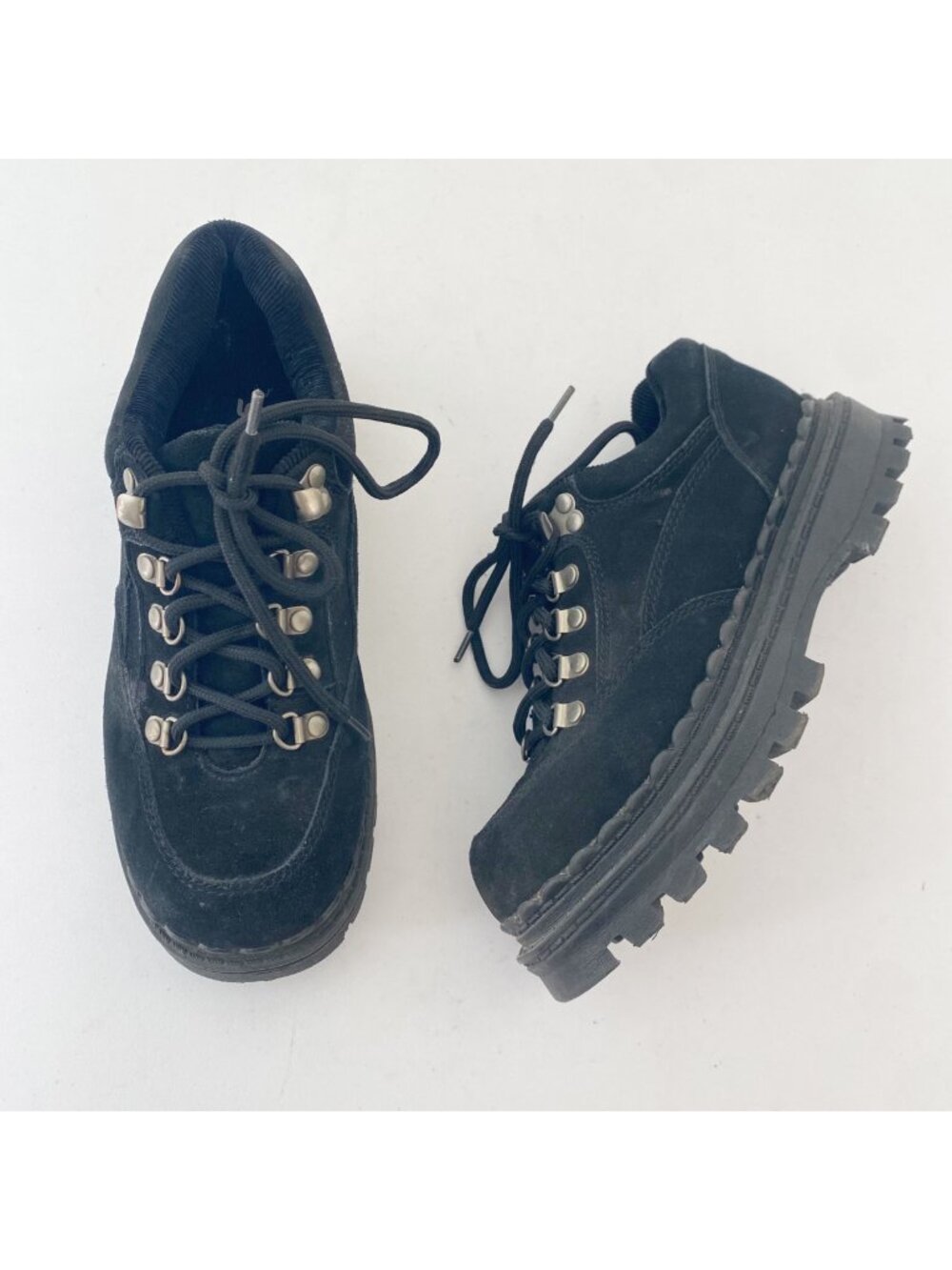 Vintage Soda Platform Sneakers Shoes Black Y2K - Picture 1 of 8